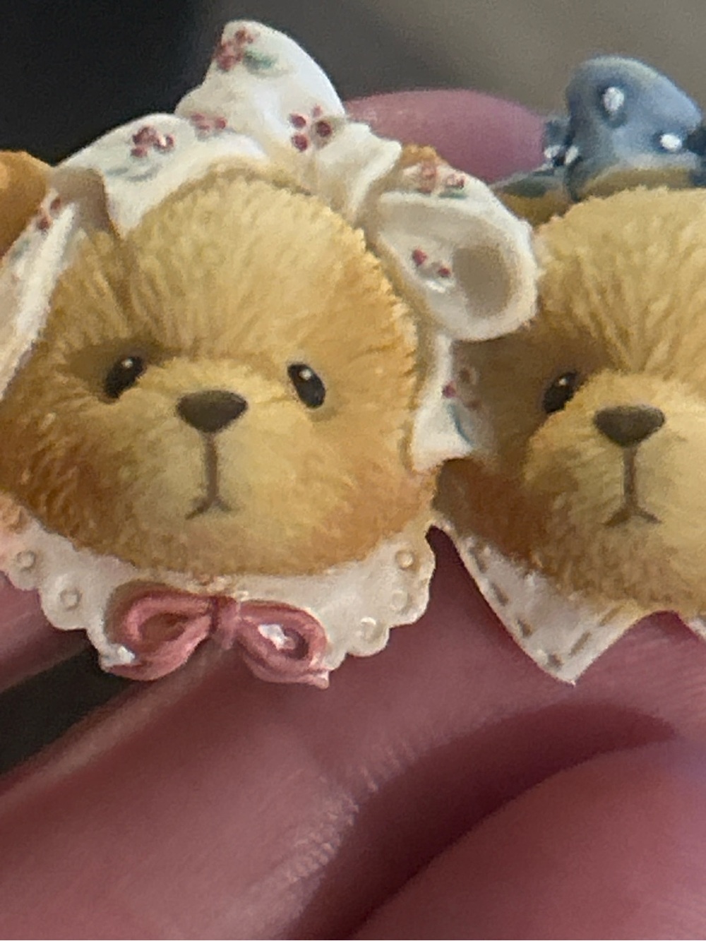 Vintage Cherished Teddies Teddy Bear Faces Brooch Pin Priscilla Hillman  1996 - Picture 7 of 9